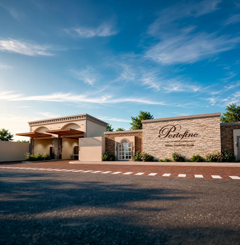 Acceso principal de Portofino Royal Country Club